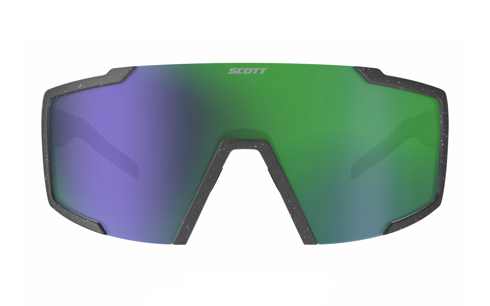 SCOTT OCCHIALI DA SOLE SHIELD grey marble / green chrome- Baldoni Bike Shop  Forlì
