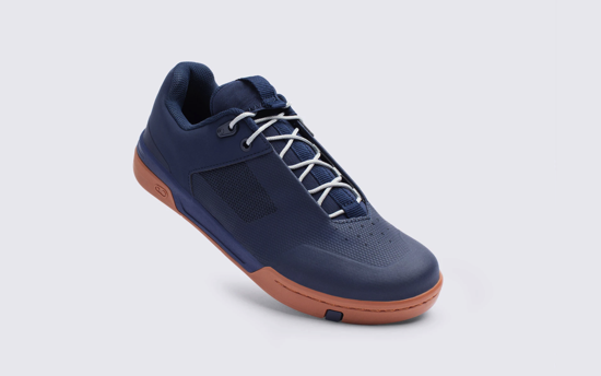 Immagine di CRANKBROTHER SCARPA STAMP LACE FLAT SHOES - navy/gum