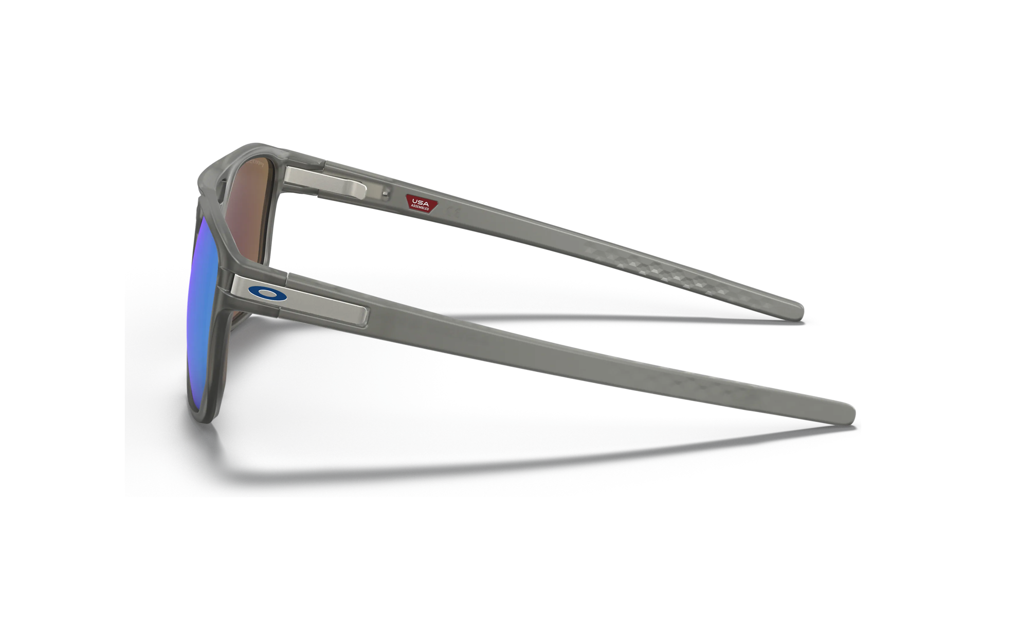 OAKLEY occhiali LATCH™ BETA MATTE GREY INK - PRIZM SAPPHIRE POLAR- Baldoni  Bike Shop Forlì