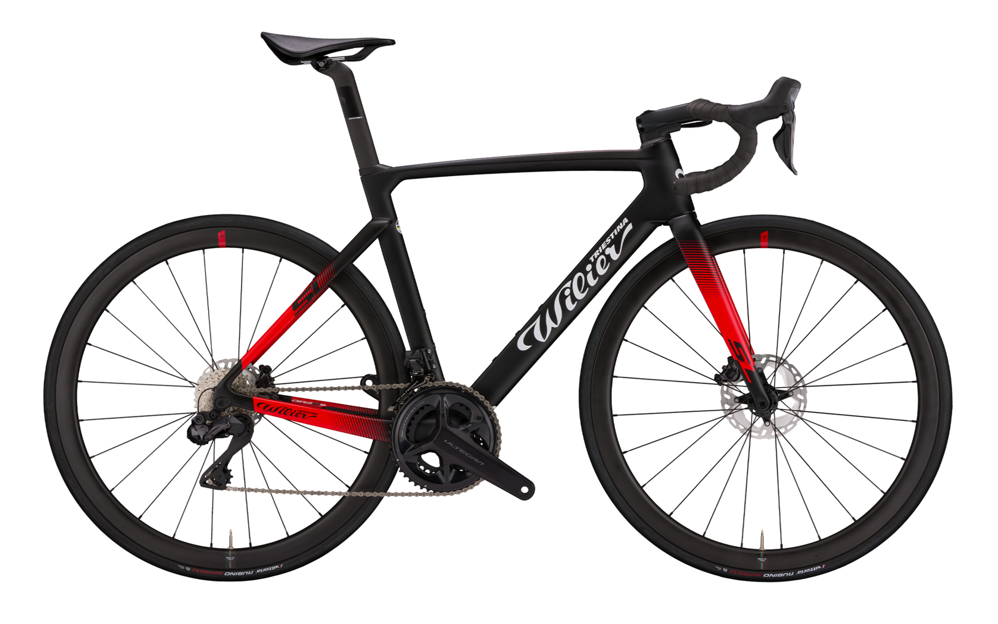 Picture of WILIER CENTO10 SL BLACK/RED/MATT MY22 TG L
