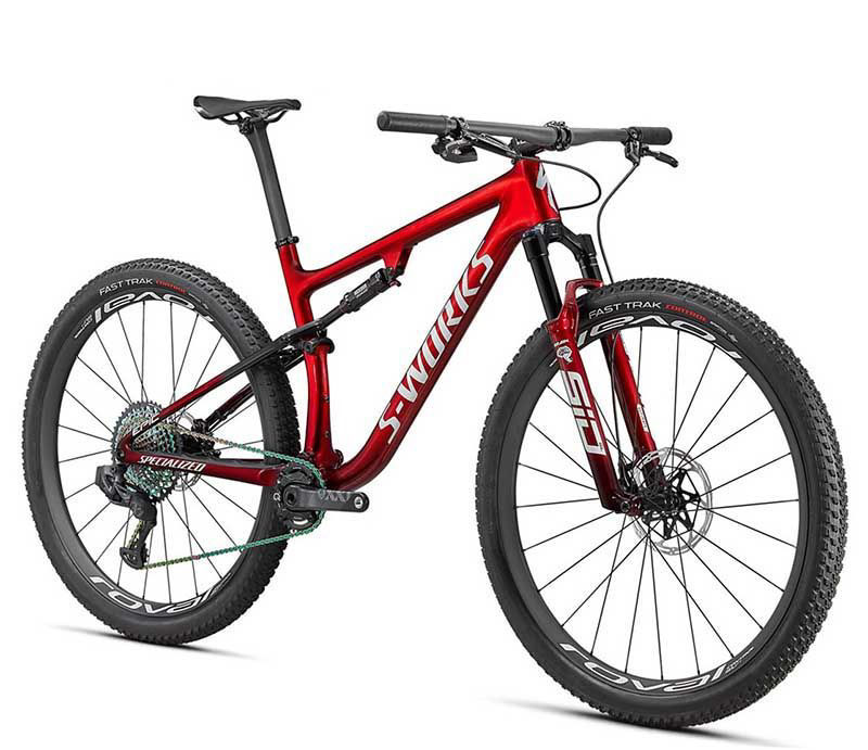 SPECIALIZED S-WORKS EPIC 2021 - rosso/bianco perlato TG M- Baldoni Bike  Shop Forlì