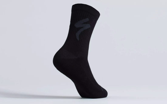Picture of SPECIALIZED Calze Cotton Tall Logo -NERO