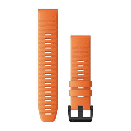 Visualizza i dettagli per GARMIN Cinturini QuickFit® (22 mm) Silicone arancione scuro Immagine di GARMIN Cinturini QuickFit® (22 mm) Silicone arancione scuro