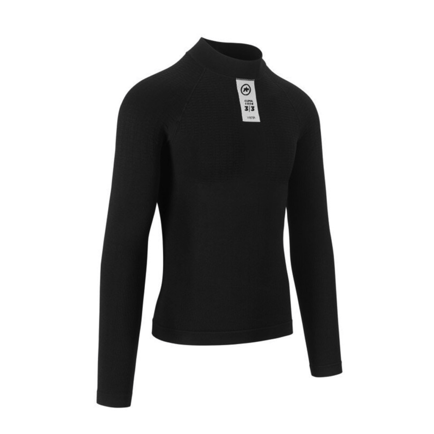 ASSOS MAGLIA CICLISMO SKINFOIL WINTER NERO- Baldoni Bike Shop Forlì