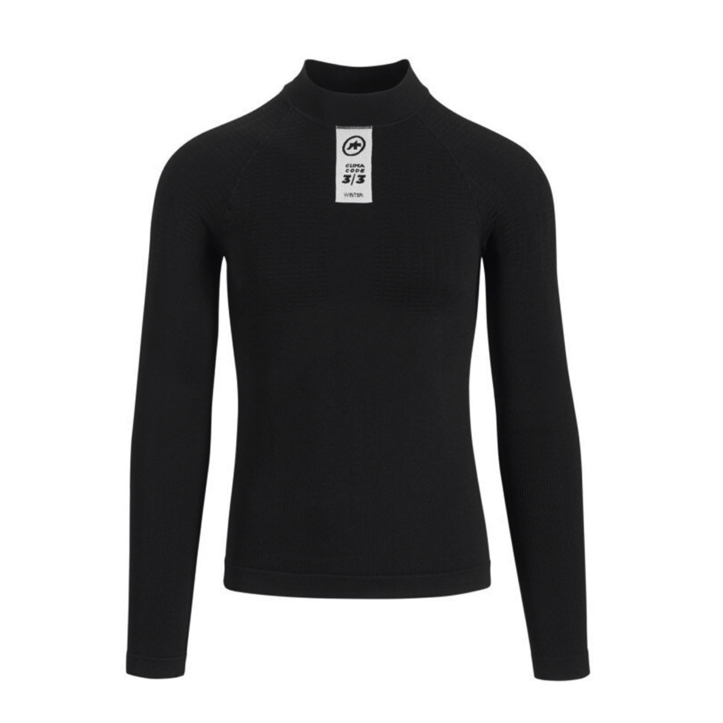 ASSOS MAGLIA CICLISMO SKINFOIL WINTER NERO- Baldoni Bike Shop Forlì