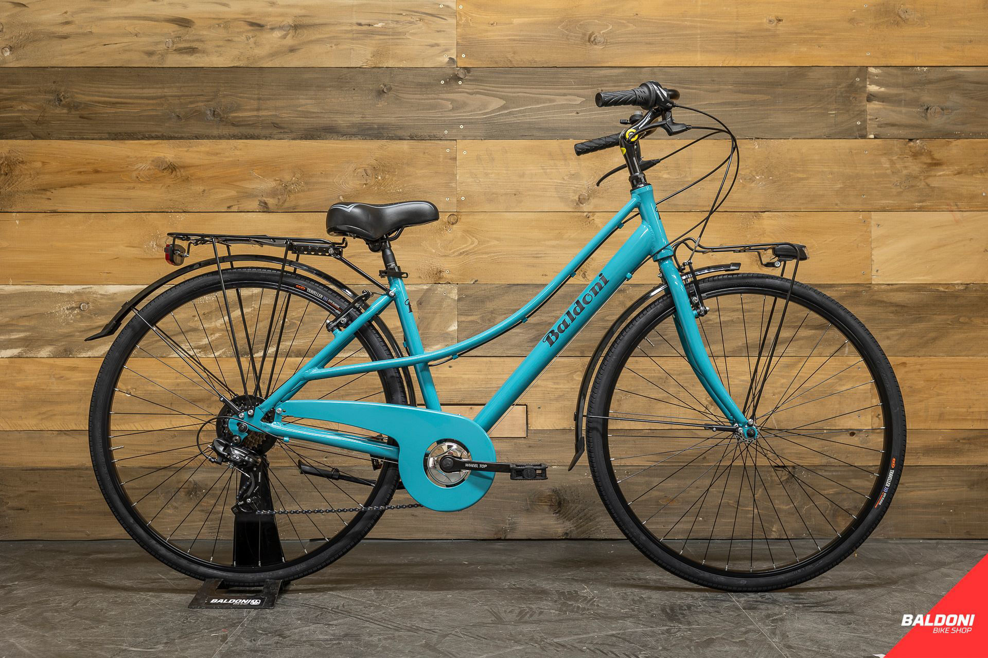 CITYBIKE RONDINE BALDONI DONNA- AZZURRO- Baldoni Bike Shop Forlì