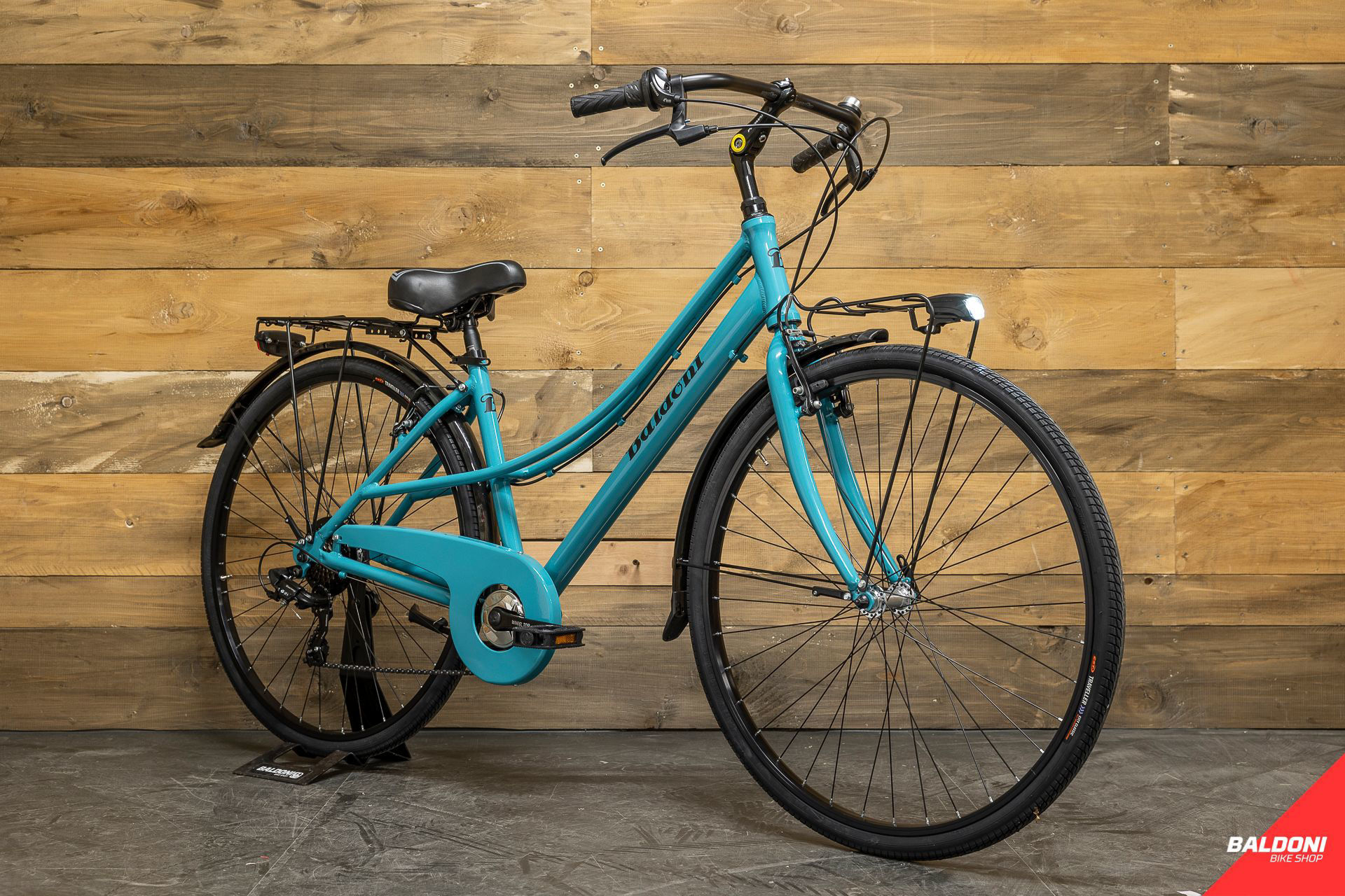 CITYBIKE RONDINE BALDONI DONNA- AZZURRO- Baldoni Bike Shop Forlì