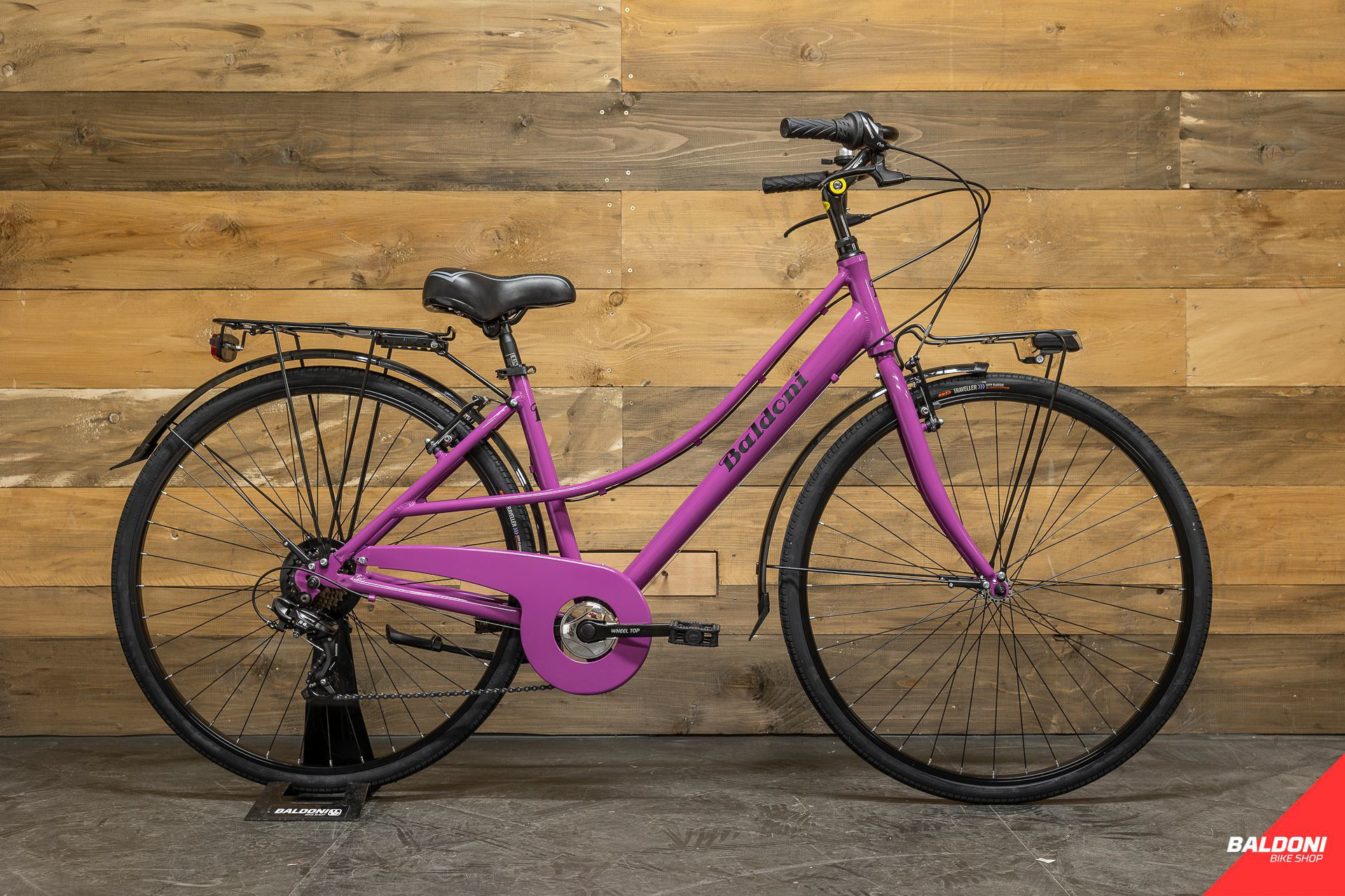 CITYBIKE RONDINE BALDONI DONNA- LILLA- Baldoni Bike Shop Forlì