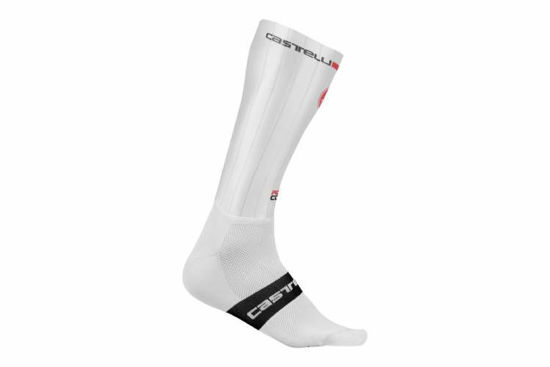 Show details for CASTELLI Fast Feet White Socks Picture of CASTELLI Fast Feet White Socks