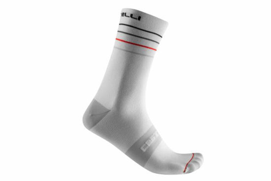Picture of CASTELLI Endurance 15 White Socks 