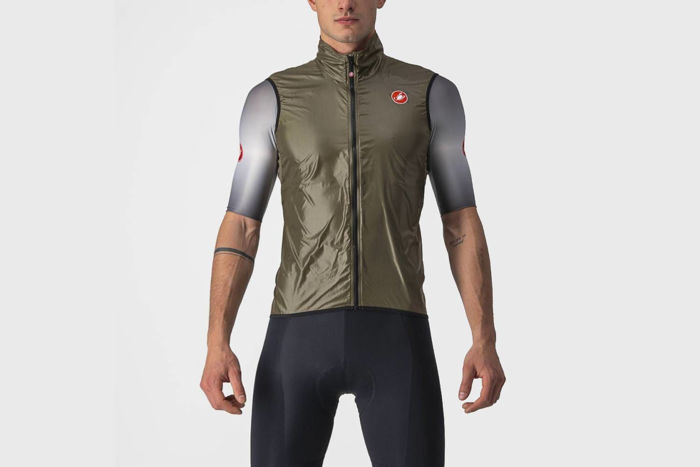 CASTELLI Antivento Aria Vest Smanicato Cycling Moss Brown- Baldoni Bike  Shop Forlì