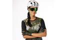 Picture of SCOTT Shield Cycling Glasses Marble Black - Teal Chrome