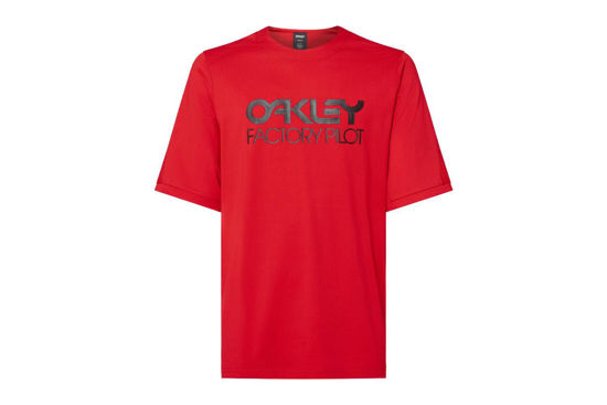 Immagine di OAKLEY Maglia T-Shirt Factory Pilot MTB II - Red Line Maniche Corte