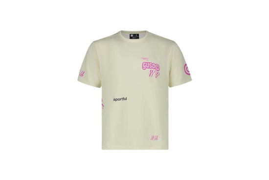 Picture of Sportful Maglia Supergiara Tee Cream logo GUSO